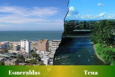 Ruta de Esmeraldas a Tena: Pasajes, horarios, cooperativas