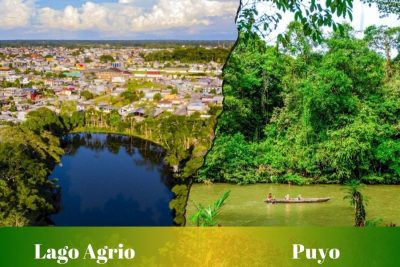 Ruta de Lago Agrio a Puyo: Pasajes