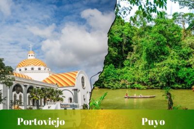 Ruta de Portoviejo a Puyo: Pasajes, cooperativas, horarios y terminales